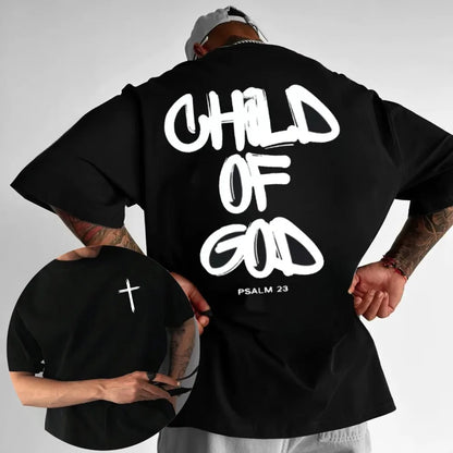 Summer New Edition Bible Christian Doctrine Jesus Pattern Men T-shirt 100%Cotton Loose Casual Style Street Retro Trend Versatile
