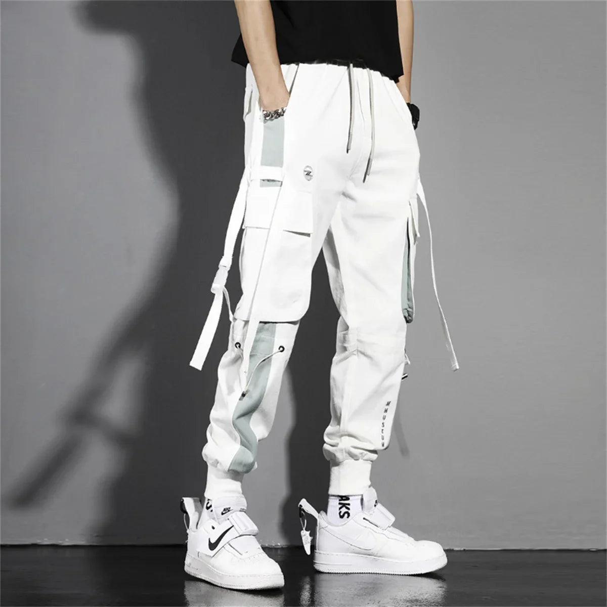 Fashion Multiple Models New Multi Pocket Drawstring Pants Men's Casual Cargo Pants Summer Outdoor Hip Hop Sweatpants Men Women