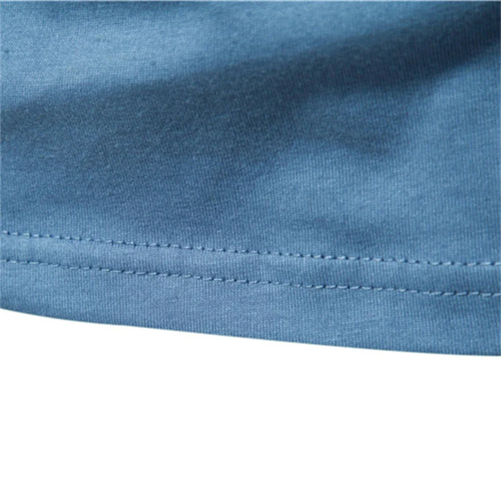 Solid Color Cotton T Shirt Men Casual O-neck Long Sleeved Mens Tshirts Spring Autumn High Quality Basic T-shirt Male