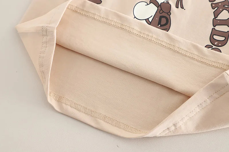 New Summer Baby Boys Clothes Suit Children T-Shirt Overalls 2Pcs/Sets Kids Girls Clothing Infant Cartoon Toddler Costume Outfits