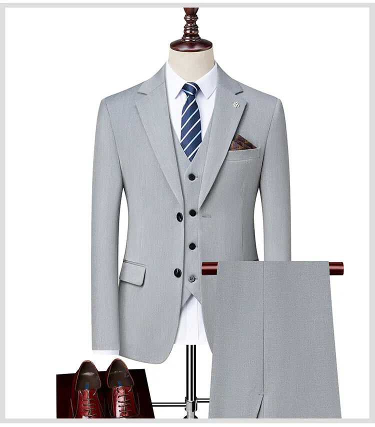 2025 High Quality Fashion Handsome Everything Fashion Business Leisure Has a Single West Two Sets Three Sets