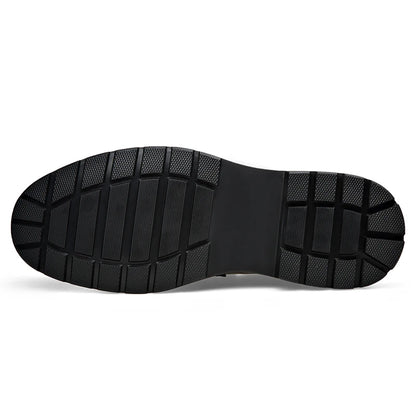 Fashion Leather Mens Casual Shoes Breathable Business Handmade Slip On Shoes Hot Sale Brand Classic Men Shoes Flats Moccasins