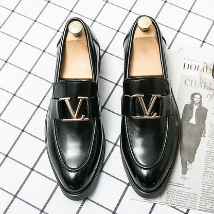 2024 High Quality Casual Leather 38~48 Designer Mens Dress Wedding Black Fashion Office Business Loafers Formal Shoes for Men