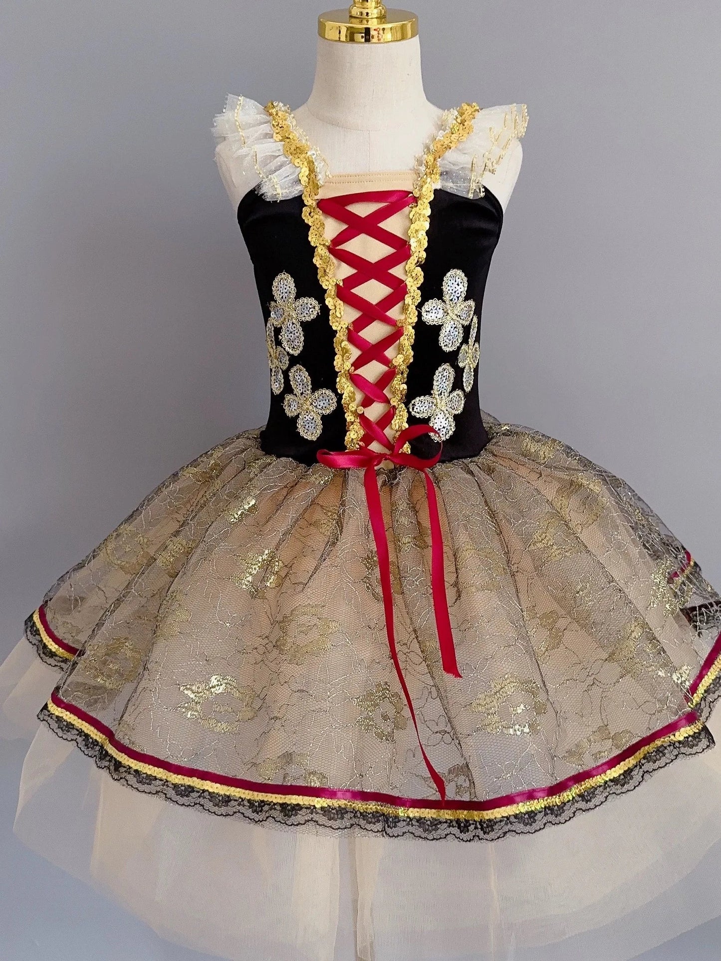 Kids Sequin Ballet Dress Performance Clothes Silver Girls Modern Dance Skirts Children Ballet Tutu Party Princess Dress Costumes