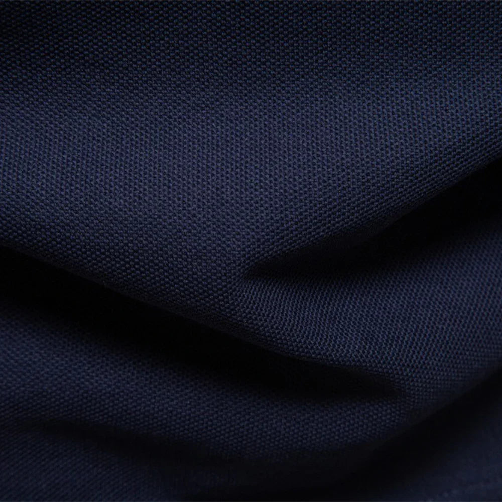 Men's Henley Neck Polo Shirt Cotton Solid Color Long Sleeve Autumn Winter Premium Luxury Mens Top