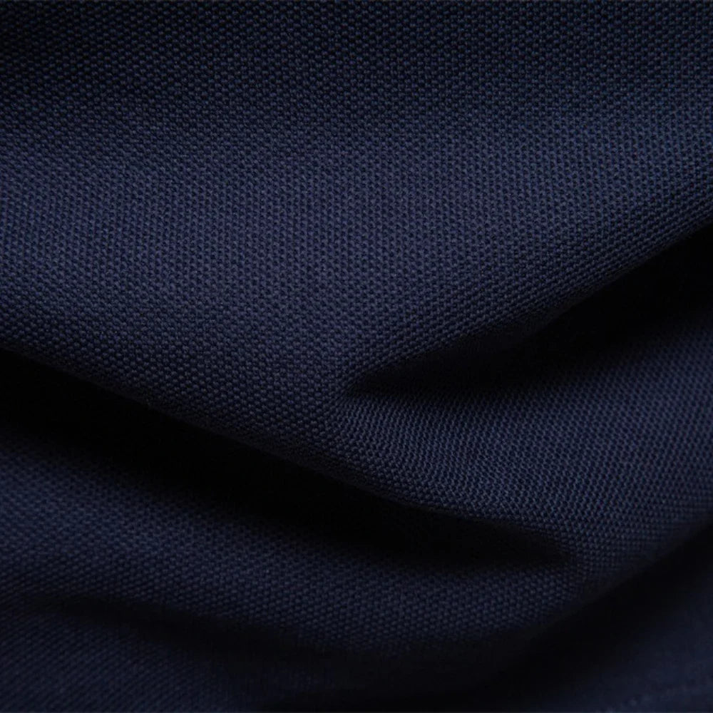 2025 New Men's Mock Neck Polo Shirts for Men Cotton Solid Color Long Sleeve Polo Desinger Social Luxury Touch Male