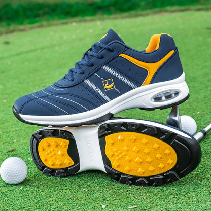 Men Golf Shoes Casual Breathable Waterproof Non-slip Golf Outdoor Training Shoes