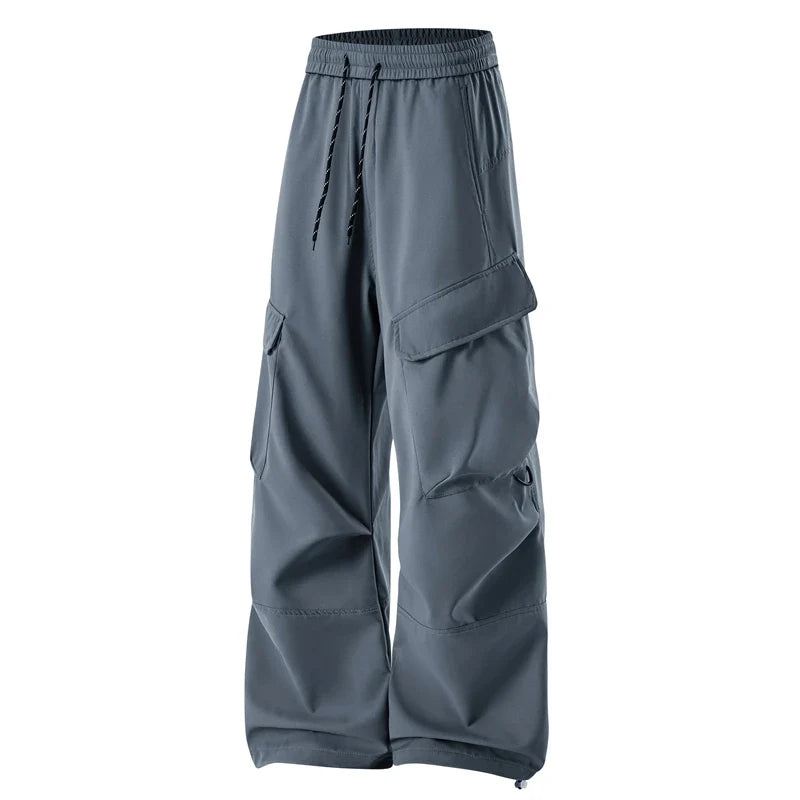 Unisex Hiking Pants Autumn Large Pocket Windproof Camping Cycling Trousers Spring Outdoor Waterproof Functional Paratrooper Pant