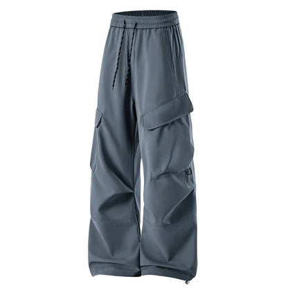 Unisex Hiking Pants Autumn Large Pocket Windproof Camping Cycling Trousers Spring Outdoor Waterproof Functional Paratrooper Pant