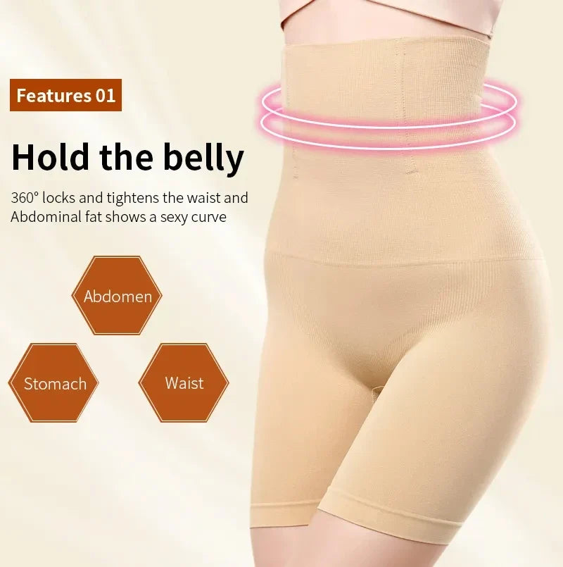 High Waist Trainer Panties Shapewear for Women Tummy Control Hip Butt Lifter Shorts Slimming Sheath Thigh Trimmer Body Shaper