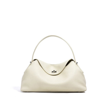 Genuine Grade Cow Leather Fashion Women's Black Handbag Luxury Deisgner Cowhide Shoulder Crossbody Female Bag Beige Coffe Brown