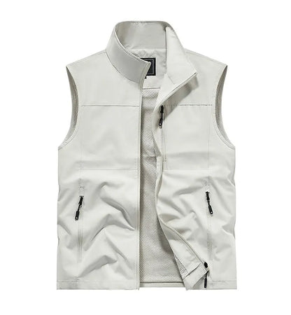 2024 Outdoor Casual Vest For Men Large Pocket Fashion Coat High Quality Design Hot Street Wear Vest For Men