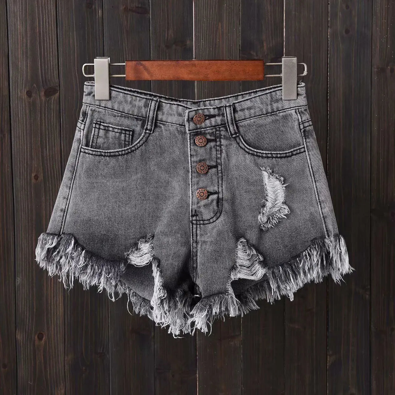 Women's Shorts Punk Ripped Baggy Short Pants for Woman To Wear Mini Loose Jeans Denim Korean Style XL Streetwear Clothing Cheap