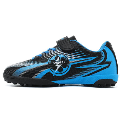 Kids Football Shoes Turf Soccer Cleats Non Slip Lightweight Training Sneakers Indoor Outdoor Futsal Boots Breathable Boys Girls