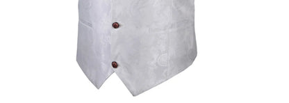 2025 New High-end V-neck Jacquard Black Vest for Men, White Sleeveless Waistcoat, Silver Billiards Uniform ,male Magician Vests