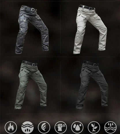 Tactical Pants Camouflage Men Waterproof Combat Joggers Male Multi-pocket SWAT Cargo Stretch Work Trousers Hombre Size S-2XL