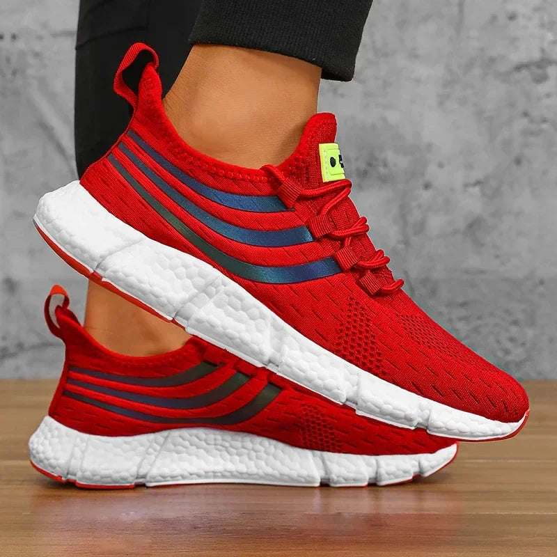 Men’s Sneakers Comfortable Breathable Platform Shoes Summer Man Running Shoes Breathable Comfortable Fashion Walking Sneakers