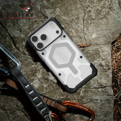 Luxury Heavy Duty Armor Shock Phone Case For Iphone 17 Pro Max Air 16 15  Plus 14 13 12 Pro for MagSafe Rugged Protective Cover
