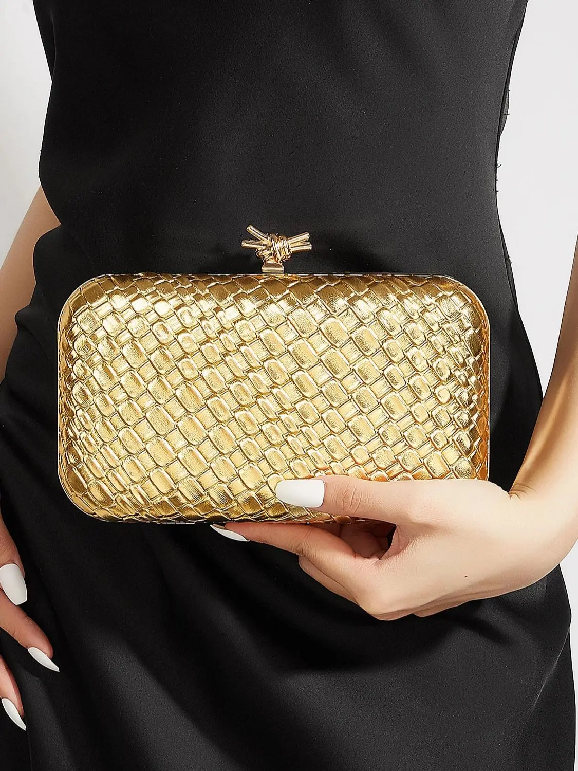 Women's Fashion Snake-Print Clutch Bag, Evening Bag, Clutch Bag to Match Evening Dresses, Detachable Shoulder Strap, Suitable for Prom, Parties, Wedding Season, Carnivals, Holiday Gatherings, Business Commuting, Women's Gift