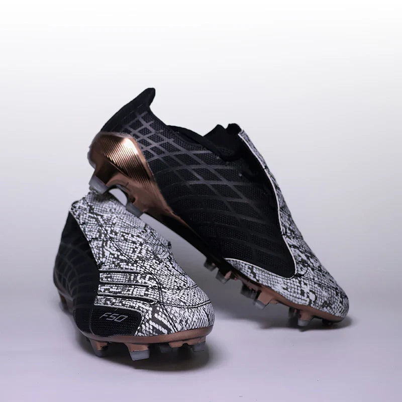 F50+ Professional Mens Soccer Shoes Training Non-Slip Turf Soccer Cleats Boys TF/FG Football Sneakers Man Chuteira Campo 39-45