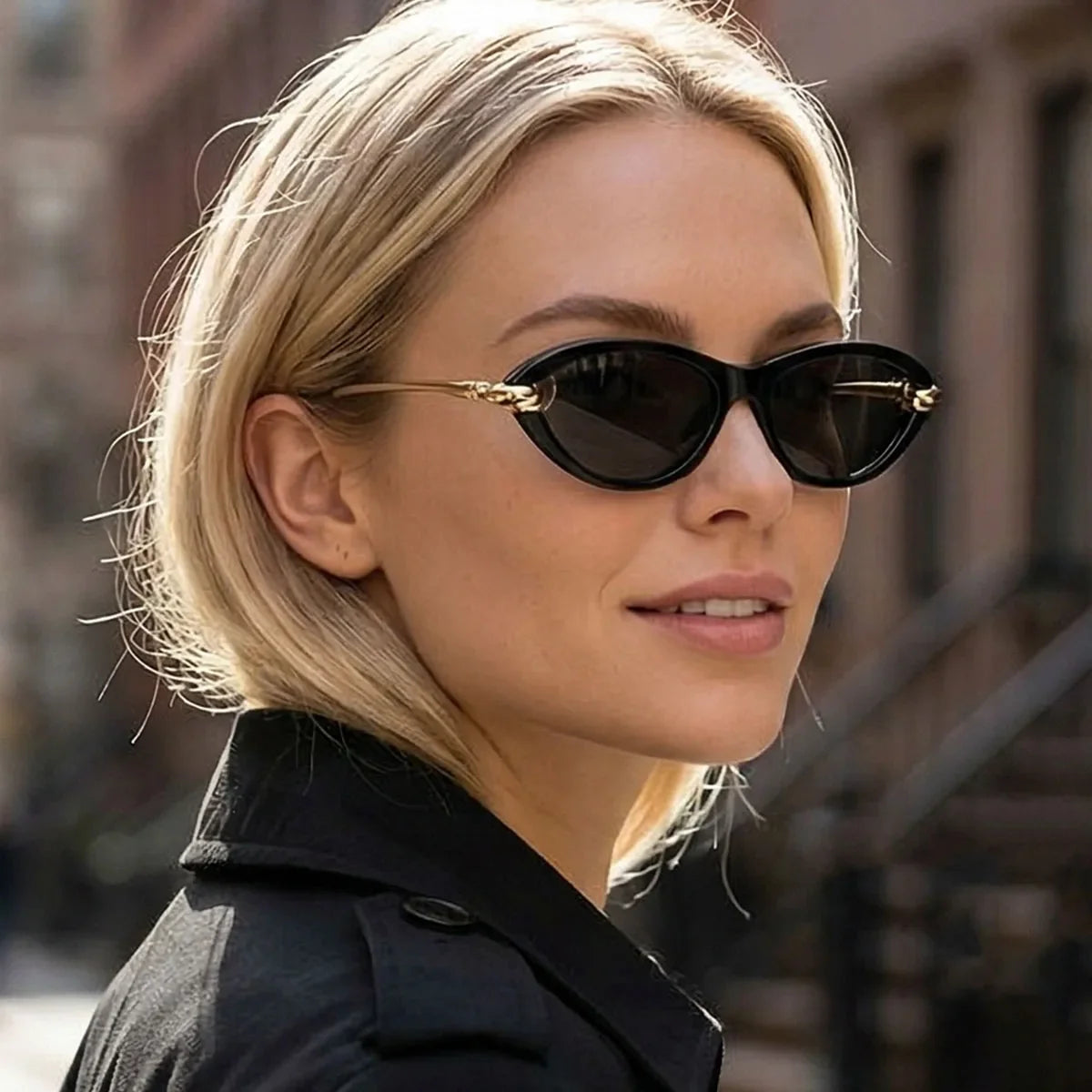 Vacation Cat Eye Sunglasses Women Trendy 2026 UV400 Protection Fashion Glasses Luxury Lentes De Sol Mujer Lunette Soleil Femme