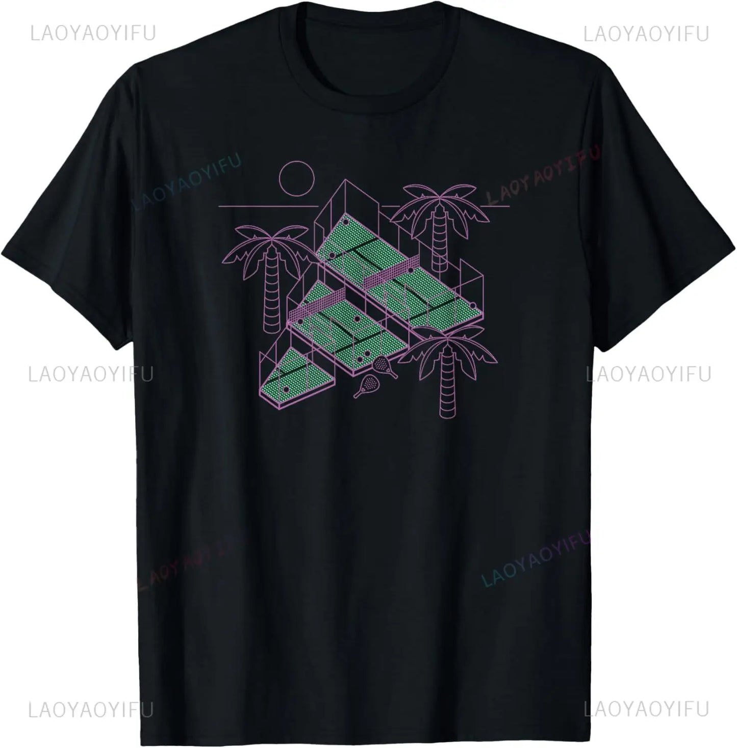 Badge of Sport Tennis Padel Logo Graphic T-Shirt Unisex Summer Streetwear Tops Customizable Couple Camiseta Hombre