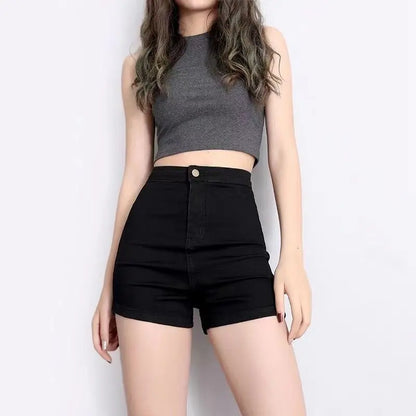 2024 New Running Shorts High Waist Denim Shorts Women Summer Korean Fashion Loose Jeans Sexy Wide-leg Pants Stylish Denim Short