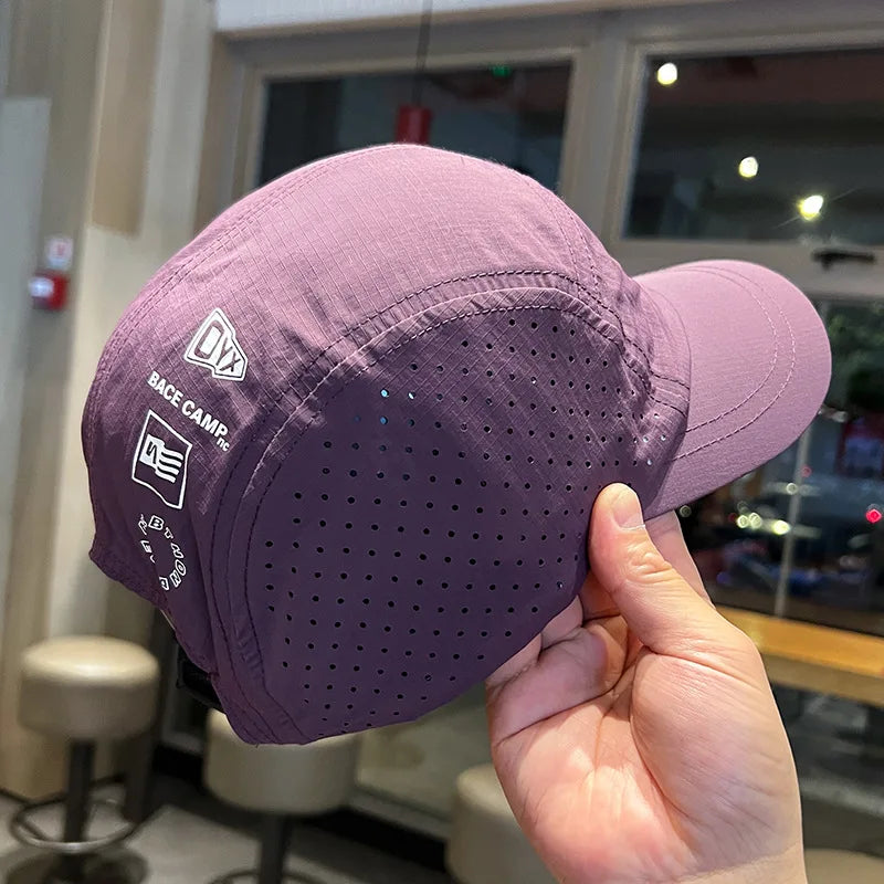 Summer Quick-drying Baseball Cap Women Thin Breathable Mesh Baseball Caps Men Outdoor Camping Leisure Sun Protection Hiking Hats