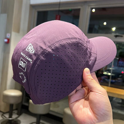 Summer Quick-drying Baseball Cap Women Thin Breathable Mesh Baseball Caps Men Outdoor Camping Leisure Sun Protection Hiking Hats
