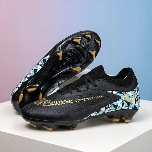 New Kid Match Boys Football Boots Sports Shoes Match Soccer Shoes Outdoor Sneakers Professional Non-Slip Comfortable Unisex