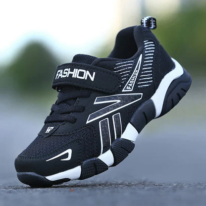 Children's Sneakers for Boy Lightweight Sport Tennis Shoes Fashion Breathable Mesh Kids School Running Basketball Shoes Non Slip