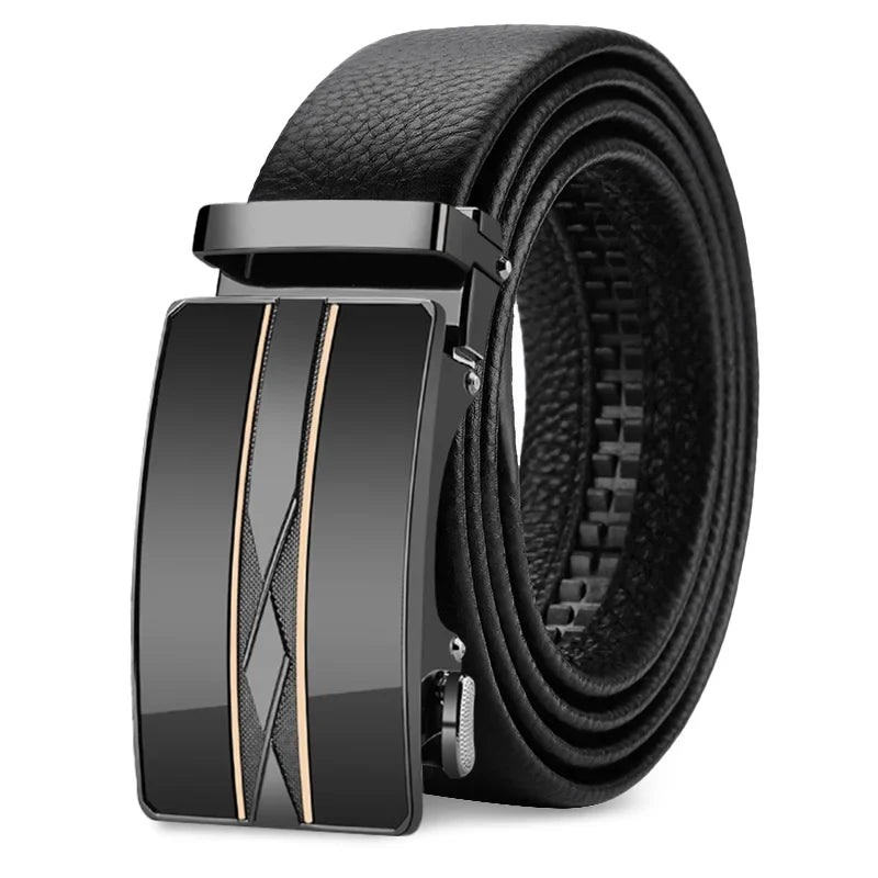 Men Leather Belt Adjustable belts Automatic Belts Belt for Men Business fashion belt ceinture hommes