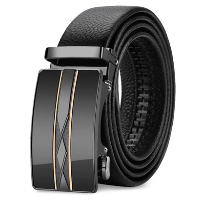 Men Leather Belt Adjustable belts Automatic Belts Belt for Men Business fashion belt ceinture hommes