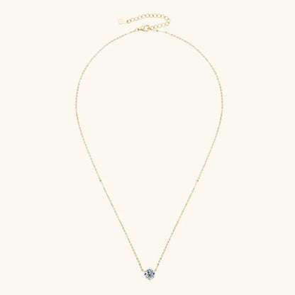 1CT 1.5CT 2CT Moissanite Pendant Necklace s925 Sterling Silver Certified Solitaire Drop Necklaces For Women Jewelry Gift