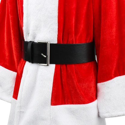 Christmas Santa Claus Boys Cosplay Costume Boys Long Sleeve Clothes pants and hat sets Christmas party outfits new year Clothes