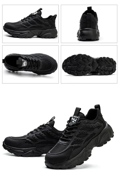 white work shoes lightweight comfortable safety shoes man women work shoes with a steel toe puncture proof safety work sneakers