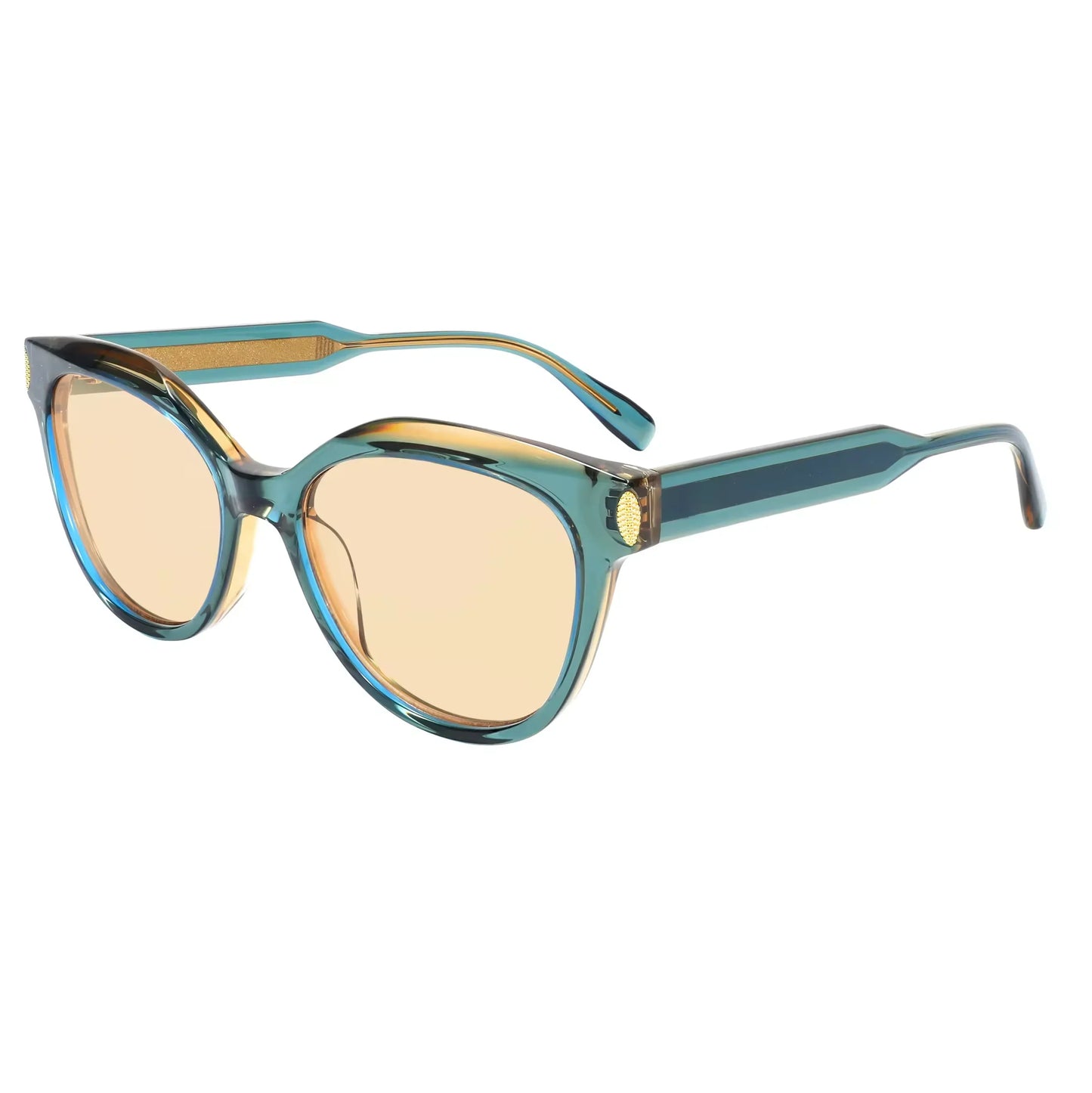 Retro Vintage Sunglasses Transparent Acetate Frame Gradient UV400 Non Polarized Unisex Fashion Sun Glasses