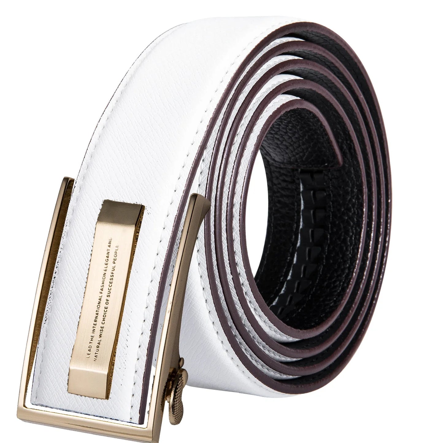Men's Orange Brown Belt for Jeans New Yellow Green Blue Leather Jeans Belts Fashion Cowboy Genuine Leather Belt Strap