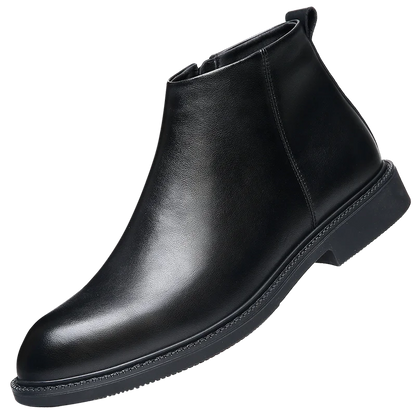 New Business Men's Short Boots Retro fashion minimalist style Outdoor leisure party office genuine leather adult quality shoes