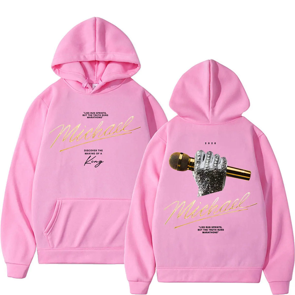 Michael Jackson King of Pop 2026 Movie Hoodies Men Women Fashion Retro High Street Sweatshirts Casual Cozy Long Sleeve Pullovers