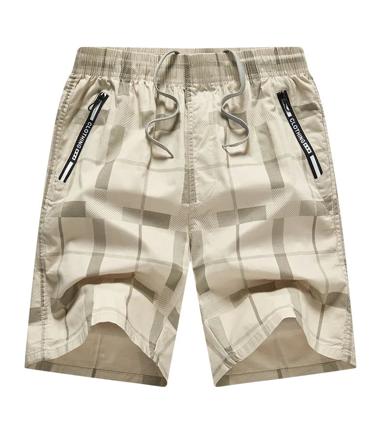 Quality Fashion Print Shorts Men Hawaii Beach Casual Shorts Outdoor Sports Elastic Waist 6XL Oversize Red Baggy Half Pants