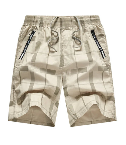 Quality Fashion Print Shorts Men Hawaii Beach Casual Shorts Outdoor Sports Elastic Waist 6XL Oversize Red Baggy Half Pants