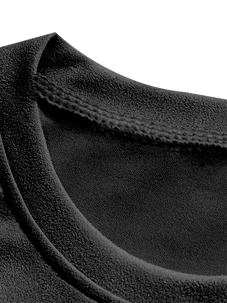 New Retro Suede T-shirt Men Women Anti-wrinkle Loose Crew Neck Casual TShirts Summer Short Sleeve Fashion High Street T Shirt