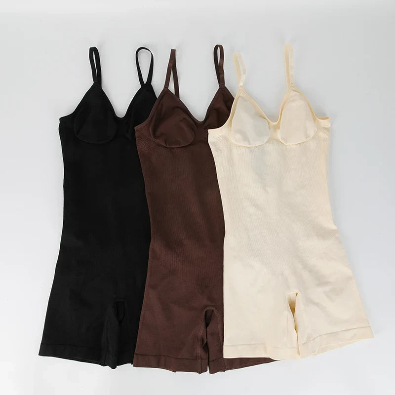 Low Back New Bodysuit Shapewear Women Mesh Butt Lifter Smooth Body Shaper Backless Slimming Contour Flat Belly Corset