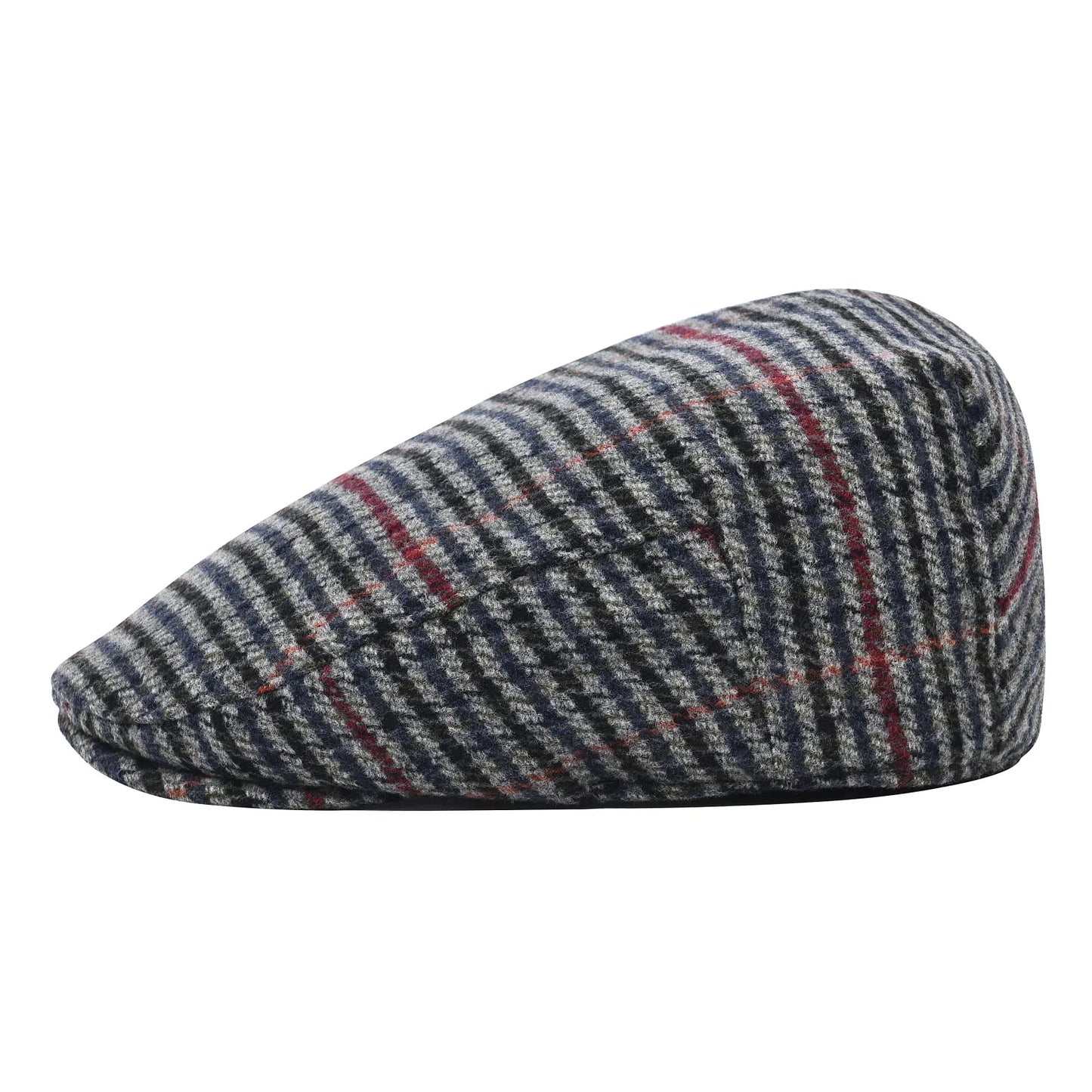 Men's Herringbone Flat Ivy Newsboy Hat Wool Blend Gatsby Cabbie Cap