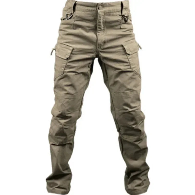 Stretch Canvas 97% Cotton 3% Spandex Tactical Pants For Men Climbing Hiking Trekking Cargo Pants Trousers
