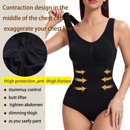 Women Shapewear Bodysuit New Tummy Control Waist Trainer Thong Body Shaper Fajas Colombianas Slimming Underwear