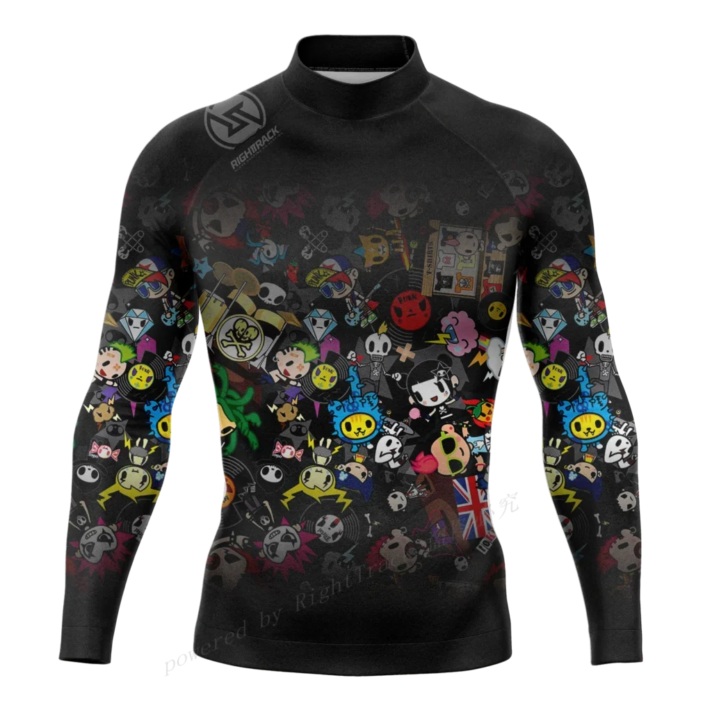 Hot Men's Rashguard Snorkeling Long Sleeve Surfing Shirts Diving Sunscreen Surf Sweatshirt UV Protection RightTrack Swimwear
