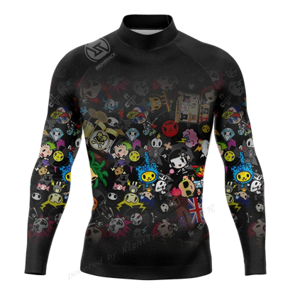 Hot Men's Rashguard Snorkeling Long Sleeve Surfing Shirts Diving Sunscreen Surf Sweatshirt UV Protection RightTrack Swimwear