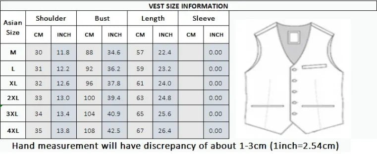 Men's Slim-fit 3-Piece Wedding Groom's Suit Vest Trousers High-end Fabric Double & Single Buckle Options M-4XL 2025